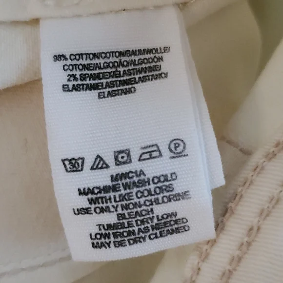 Free People Cream Wide-Leg Cropped Jeans - Picture 10 of 13